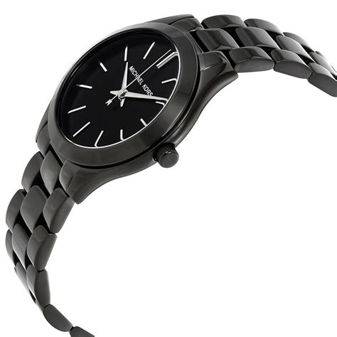 mini slim runway michael kors|Michael Kors black chronograph watch.